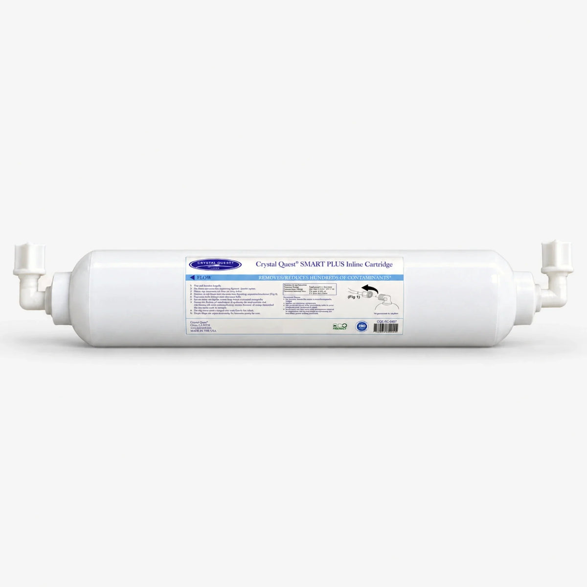 Crystal Quest SMART Inline Turbo Filter Cartridge for Countertop Bottleless Water Cooler