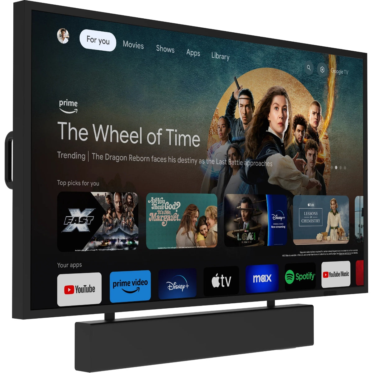 Skyworth 65" Clarus Outdoor PS1 Series 4K UHD LED Google TV HDR10 Dolby Vision Built-in Soundbar