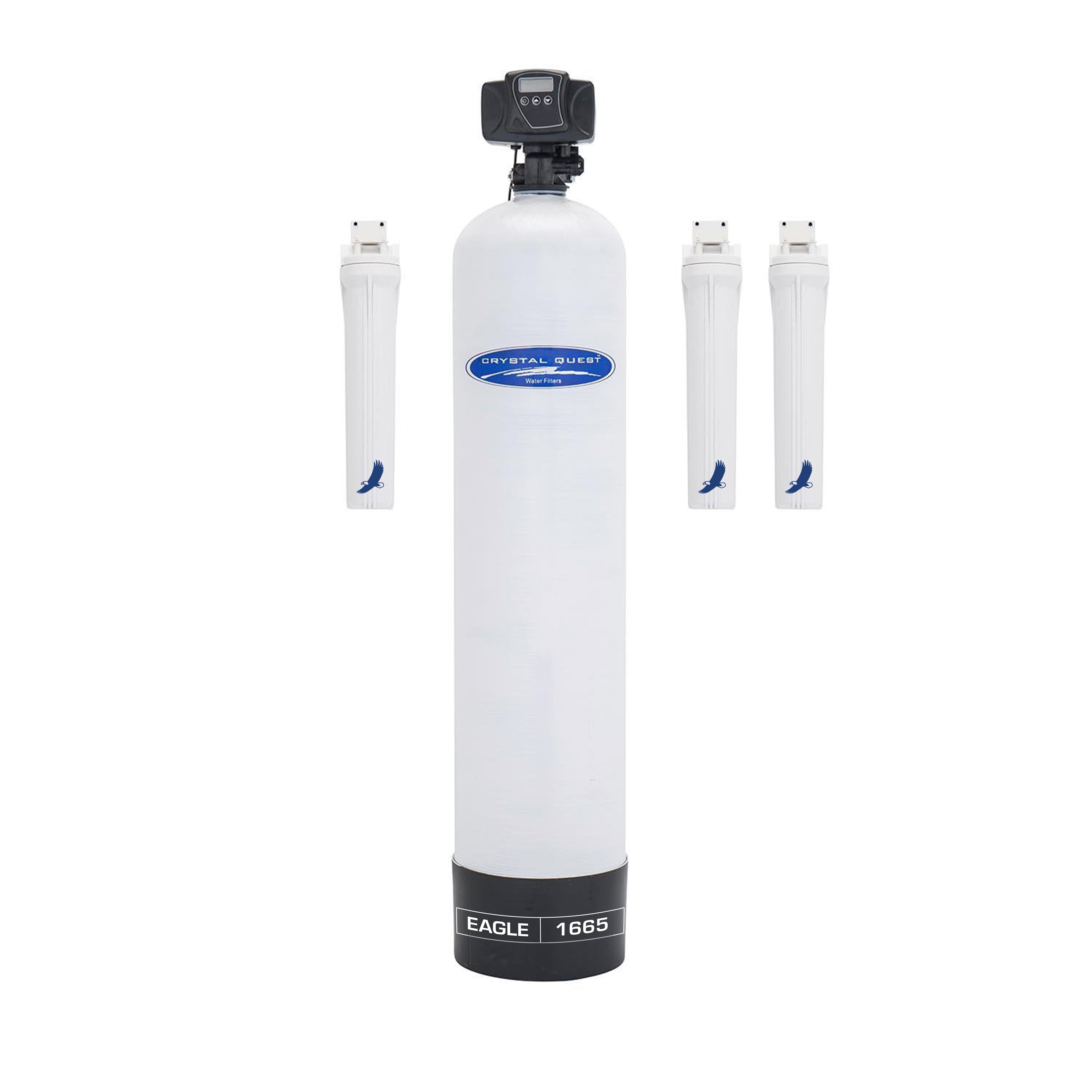 Crystal Quest Eagle Whole House Water Filtration Alkalizer | 1-4 Bathrooms