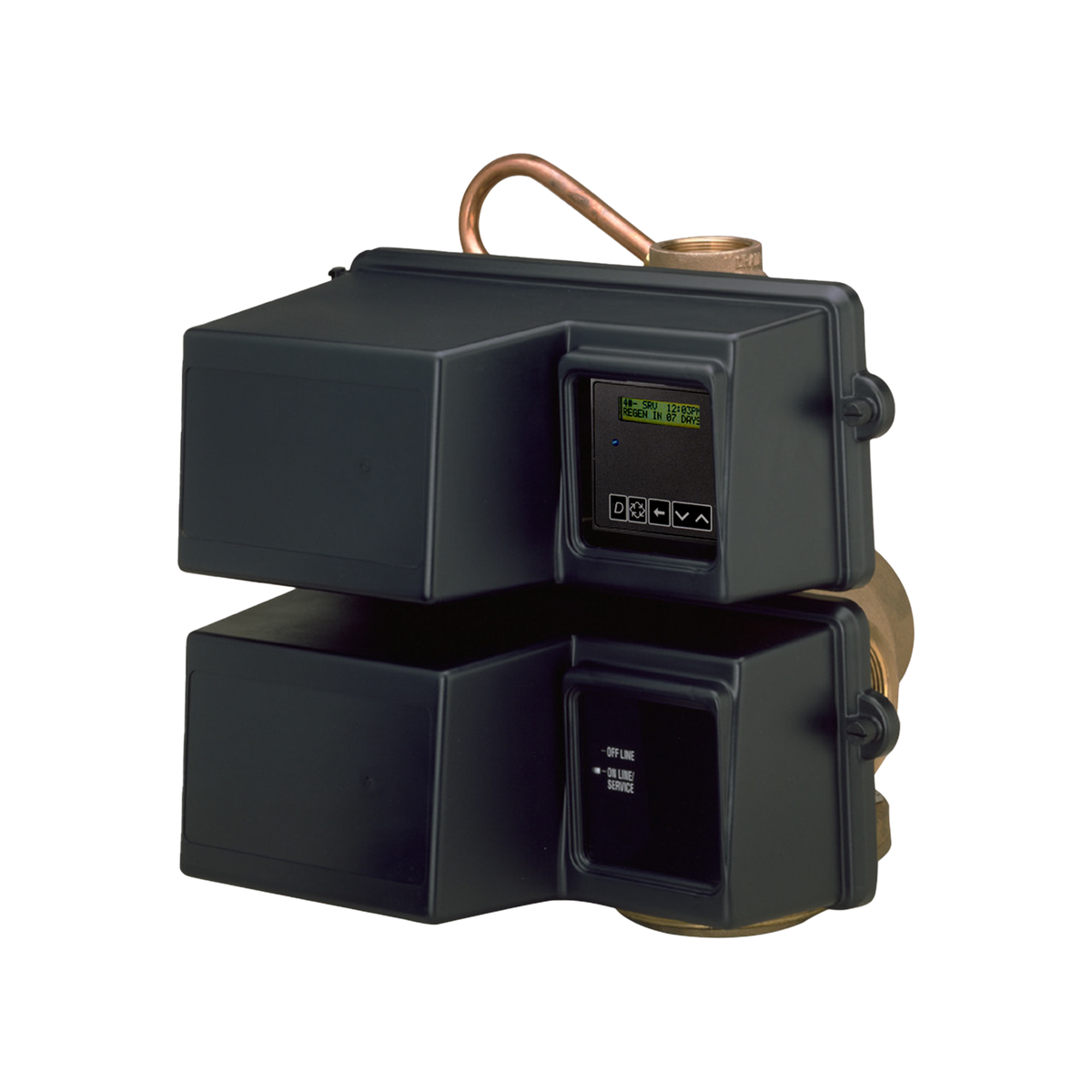 Crystal Quest 3900 Brass Control Valve, 3 Inch, Timer or Meter, Filter or Softener