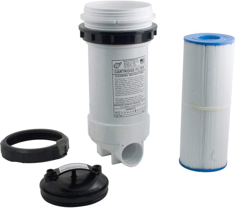 Waterway 50 SqFt Top-Load Cartridge Filter with Bypass Valve and 2" Slip