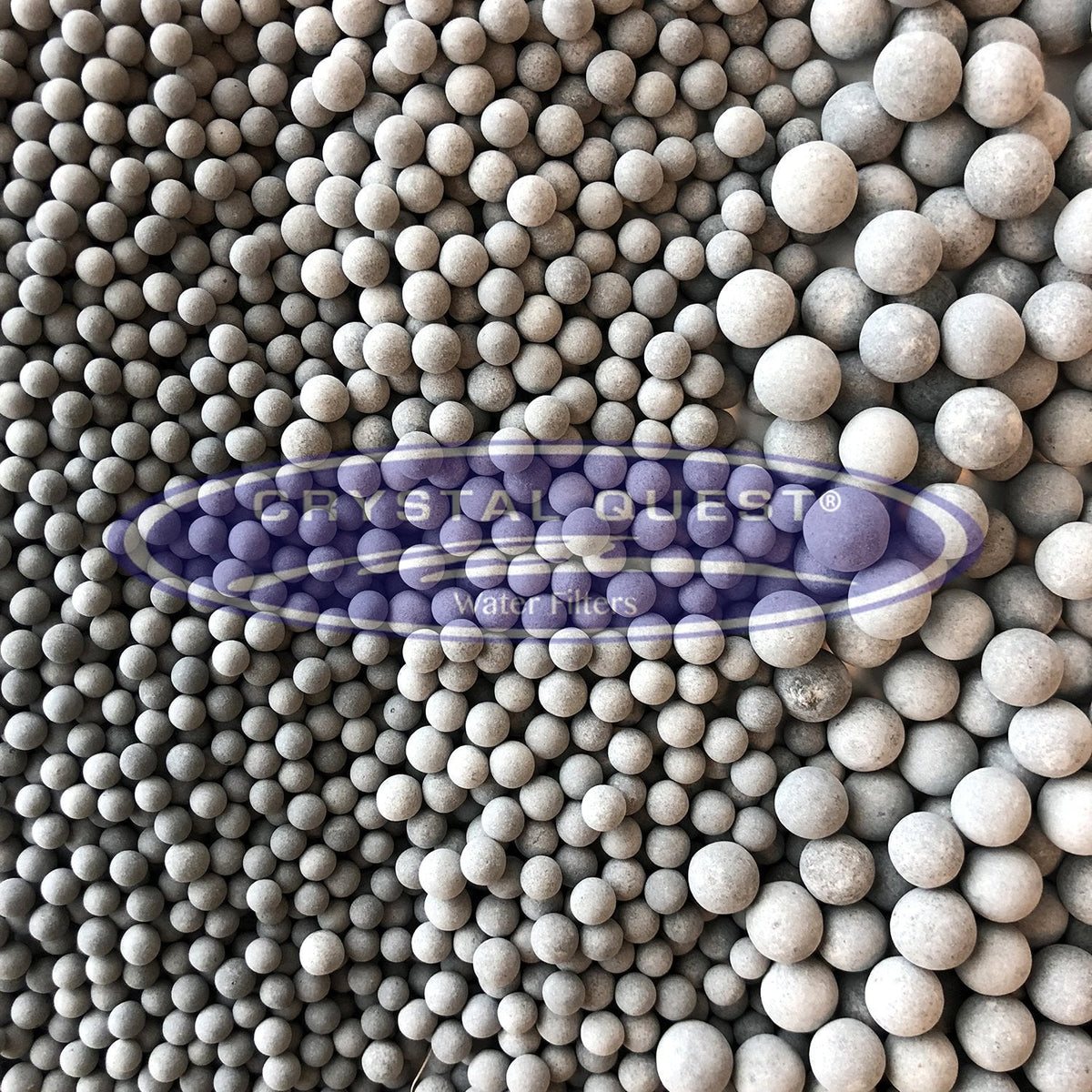 Crystal Quest Tourmaline Ceramic Balls, Filtration Media, Per Pound