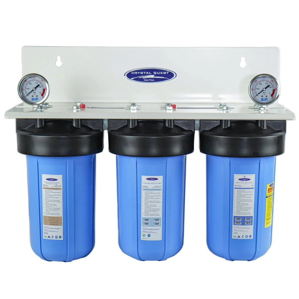 Crystal Quest SMART Series Compact Whole House Water Filter, 3-6 GPM