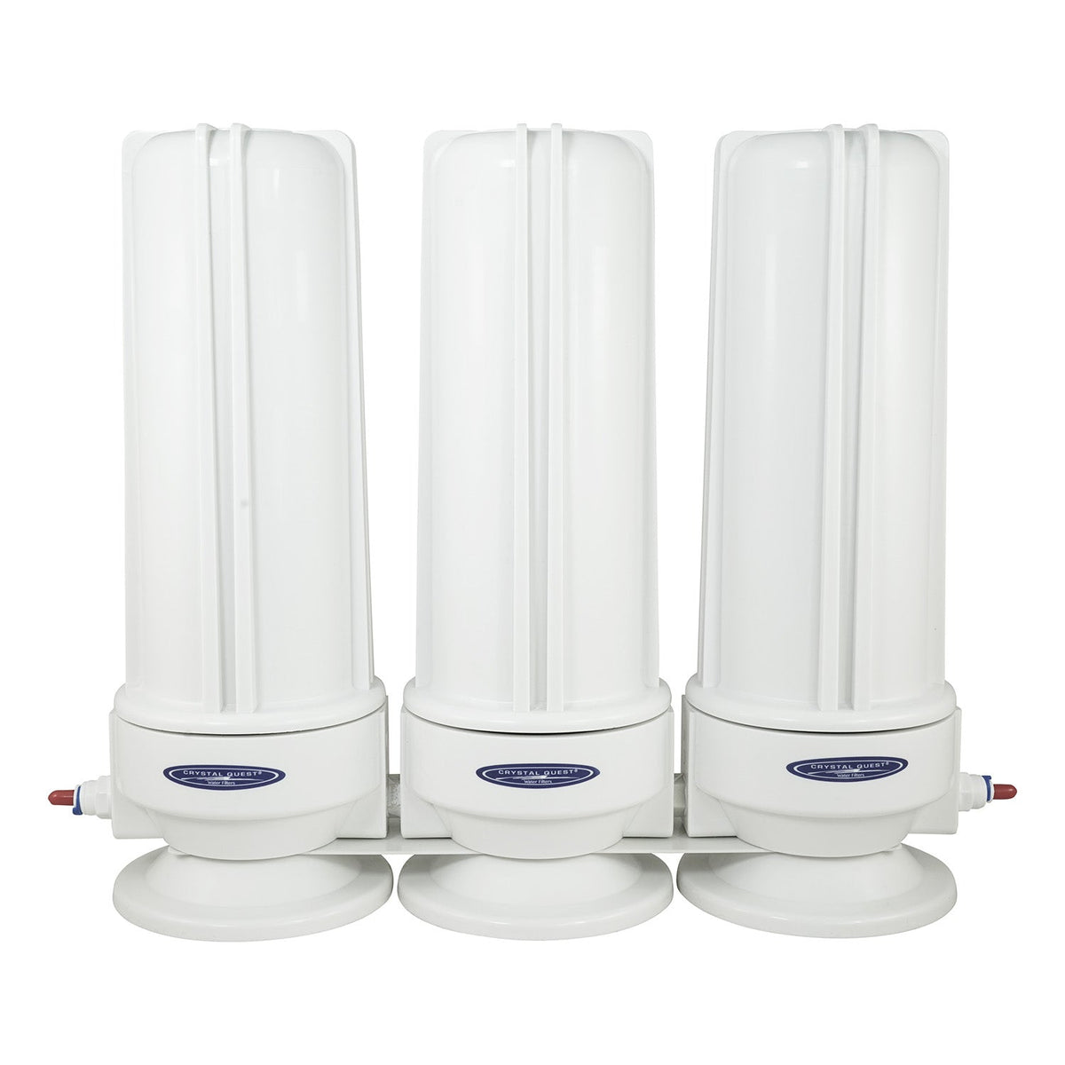 Crystal Quest Fluoride Removal Inline Water Filter System, Single, Double or Triple
