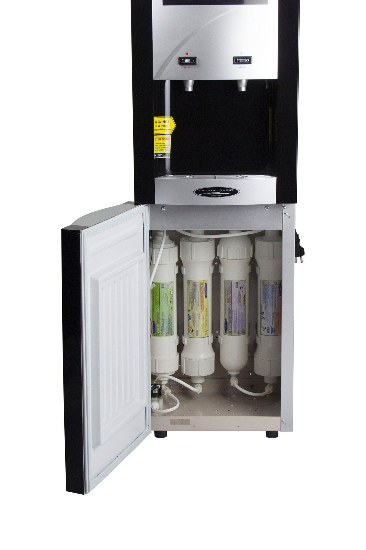 Crystal Quest Turbo Ultrafiltration Bottleless Water Cooler, Hot and Cold