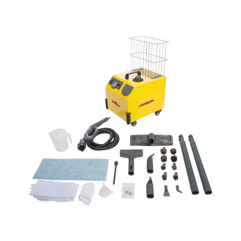 Vapamore Ottimo heavy duty steam cleaner MR-750 - unit and accessories