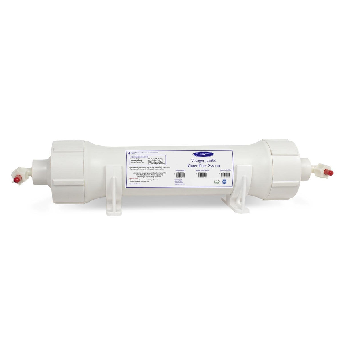 Crystal Quest Voyager Ultra Disposable Inline Water Filter, 6 Stage, 5,000 Gallon (CQE-IN-00300)