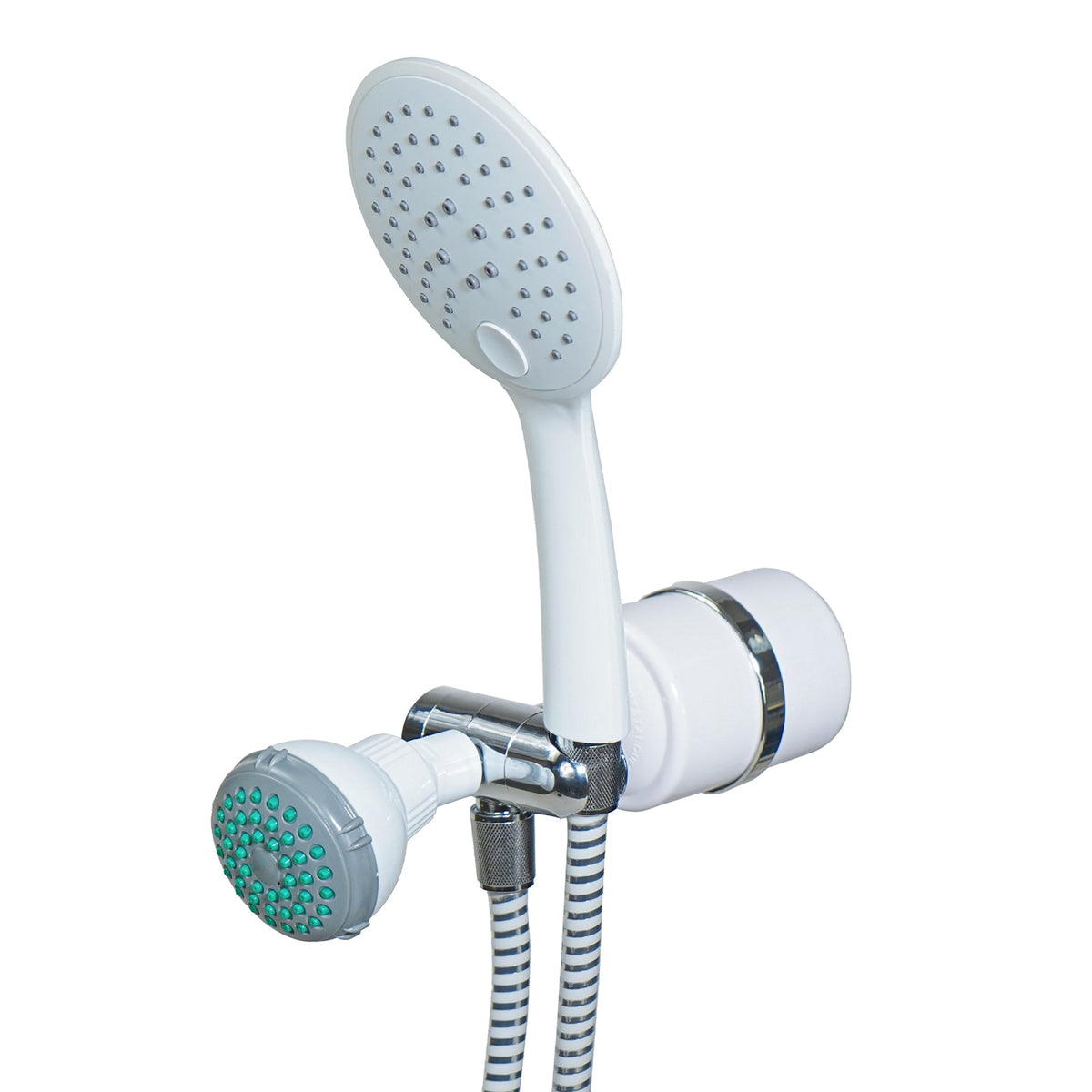 Crystal Quest 2-in-1 Handheld and Shower Head Combo Filter, 3-Way Diverter, 2 GPM