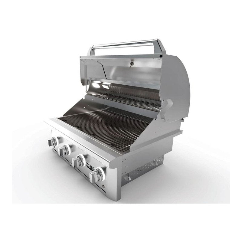 Wildfire Ember 32-Inch 3 Burner 304 Stainless Steel Gas Grill with Briquette System & Infrared Sear Burner
