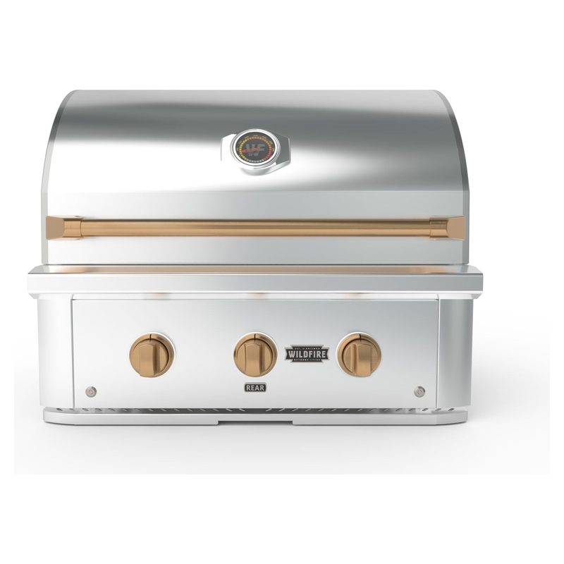 Wildfire Ranch Pro 30 Inch 304 Stainless Steel Built In Gas Grill