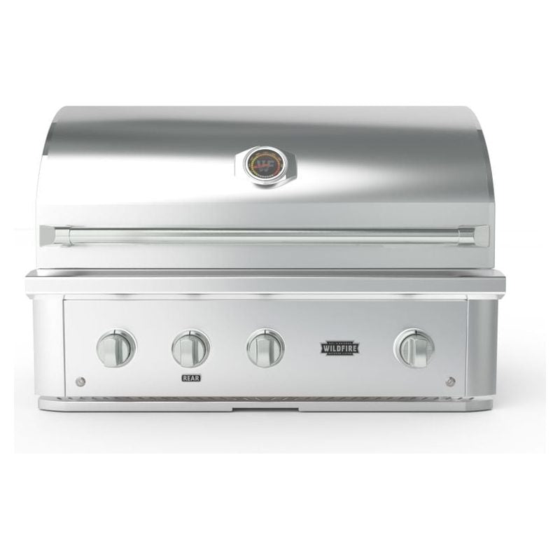 Wildfire Ranch Pro 36 Inch 304 Stainless Steel Built In Gas Grill - Brushed Stainless Steel