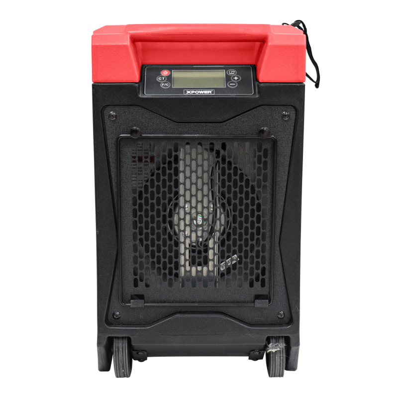 XPOWER LGR commercial dehumidifier XD-85L2 - red, front view