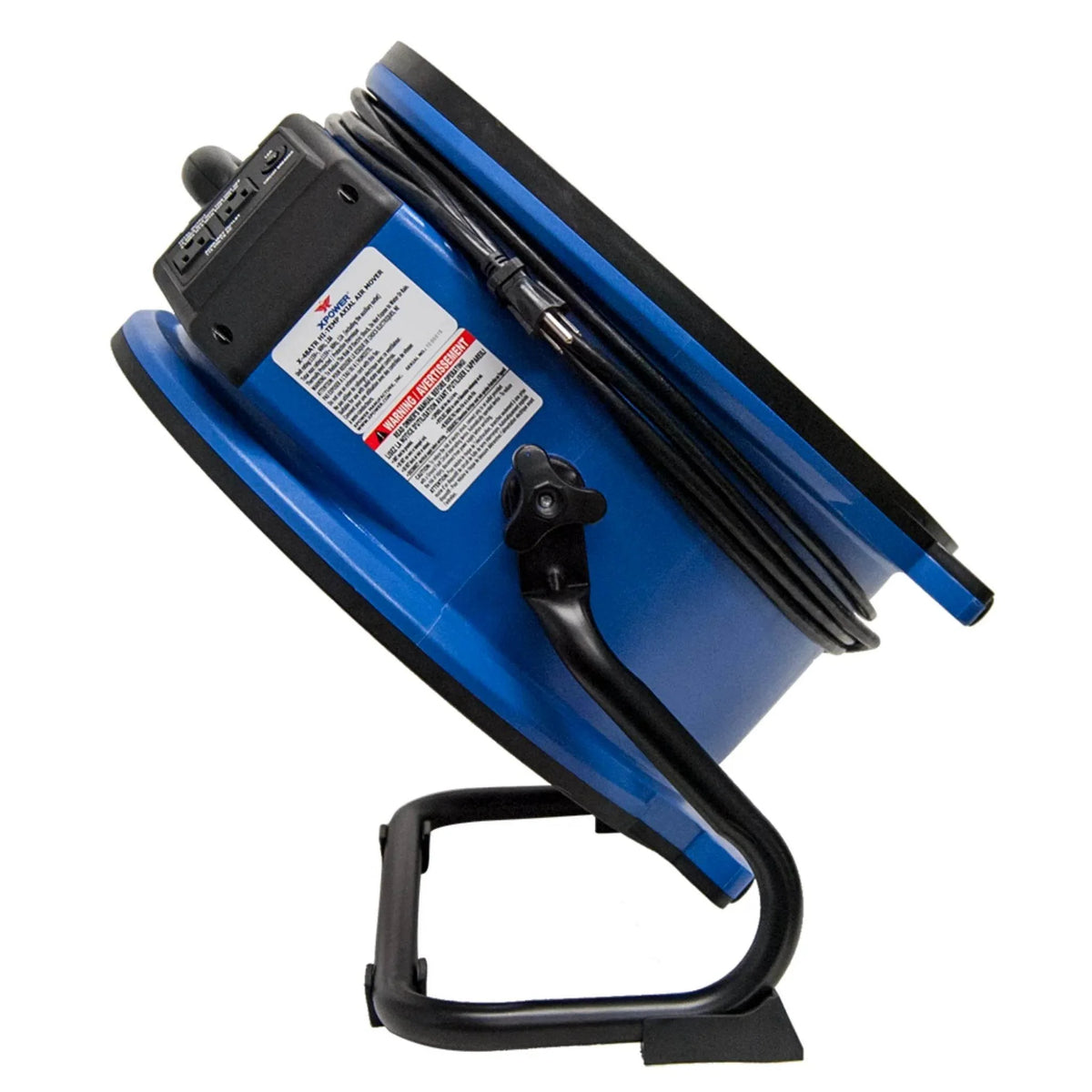 XPOWER high-temp axial fan air mover X-48ATR - 20-degree left view